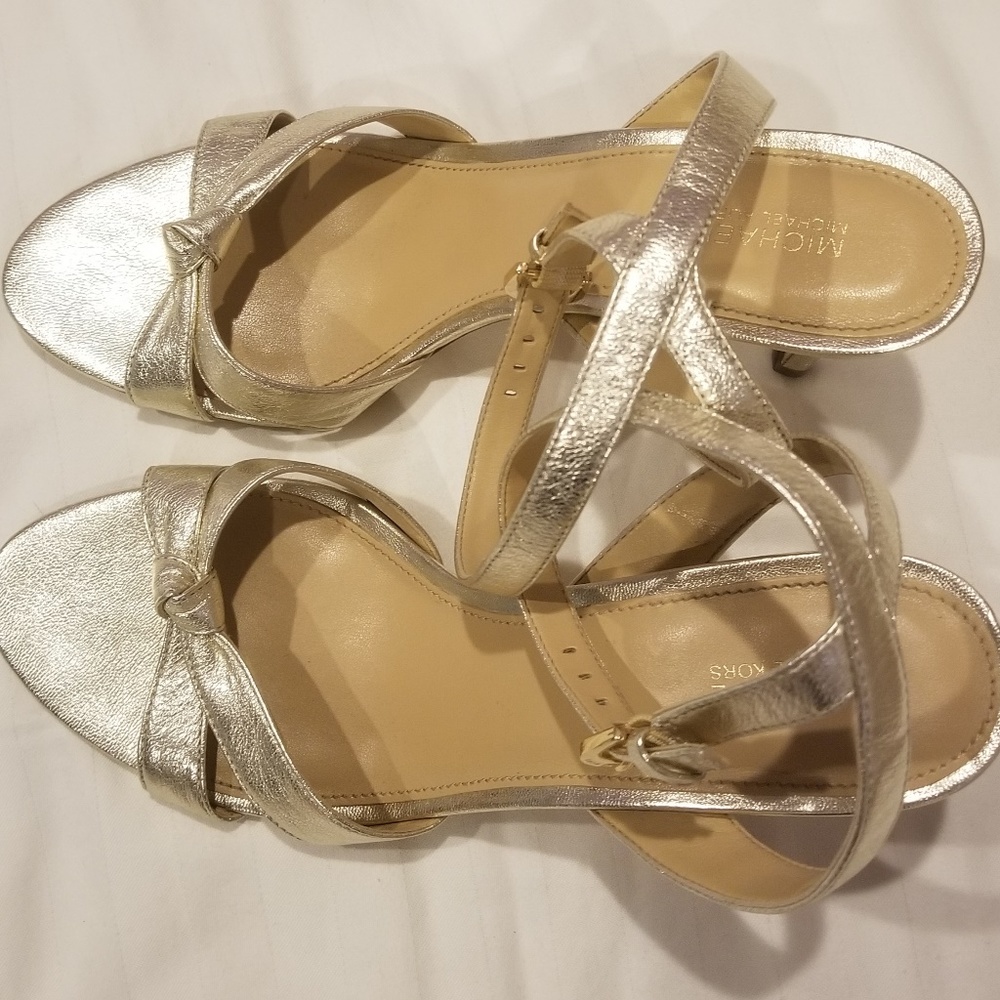 Michael Kors Gold Sandal